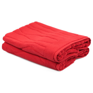 Zestaw 2 czerwonych ręczników Beverly Hills Polo Club Gartex, 50x75 cm