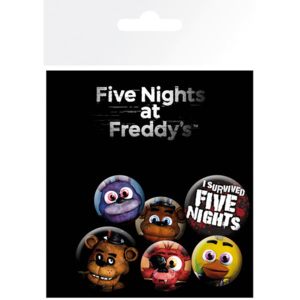 Plakietki zestaw Five Nights at Freddys