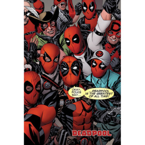 Plakat, Obraz Deadpool - Selfie, (61 x 91,5 cm)
