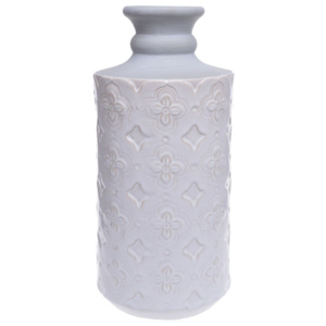 Biały wazon ceramiczny Ewax Petals, wys. 30 cm
