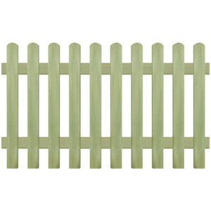 Panel ogrodzeniowy, impregnowana sosna, 170x100 cm, 6/9 cm
