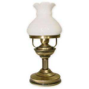 Lampka stołowa Alladyn mała 1 pł. / patyna 238/L1 - LEMIR