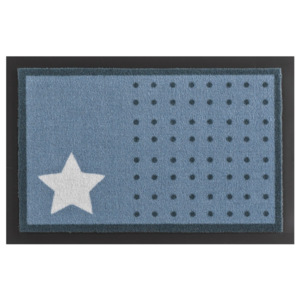 Wycieraczka Zala Living Star and Dots Light Blue, 40x60 cm