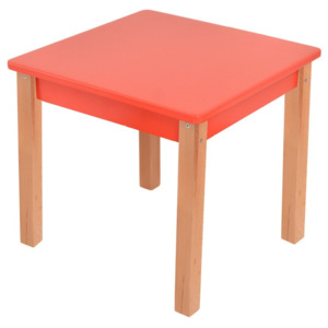 Czerwony stolik dziecięcy Mobi furniture Mario