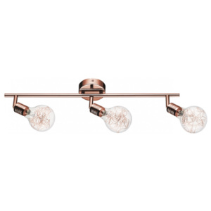 Plafon LAMPA sufitowa BULBS 2507313 BriTop dekoracyjna OPRAWA szklana żarówka miedź przezroczysty