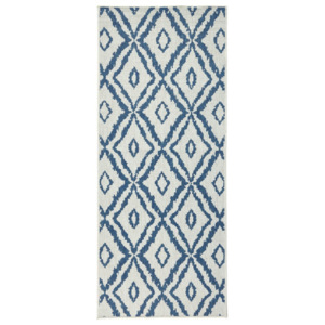 Niebiesko-biały dywan dwustronny Bougari Rio, 80x150 cm