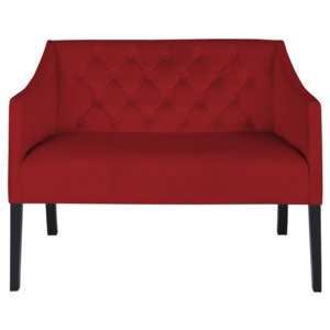 Czerwona sofa 2-osobowa Micadoni Home Mauricio