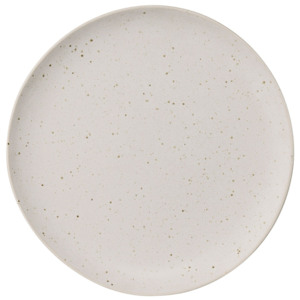 Talerz płaski Sandrine matowy brudna biel 22 cm