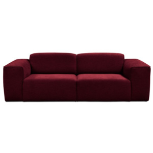 Czerwona sofa 3-osobowa Cosmopolitan Design Phoenix