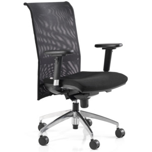 Krzesło biurowe NEWCASTLE, oparcie z siatki, W 450-500 mm