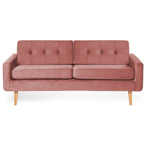Różowa sofa 3-osobowa Vivonita Ina Trend