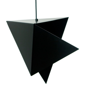 Lampa geometryczna 45 cm Gie El stalowa czarna