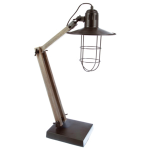 Brązowa lampa designerska z metalu, nowoczesna lampa, lampa dekoracyjna, lampa z metalu, lampy stylowe stojące, metalowa lampa