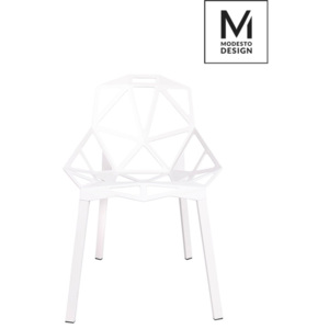 Krzesło Split Mat (białe) Modesto
