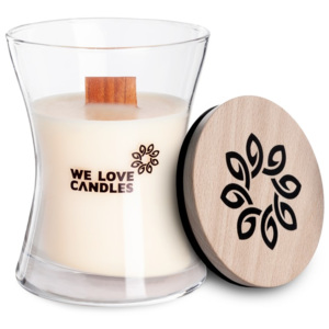 Świeczka z wosku sojowego We Love Candles Ivory Cotton, 48 h