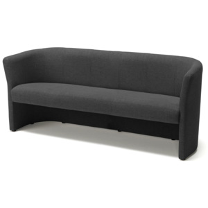 Sofa CLICK, 3-osobowa, tkanina, czarny
