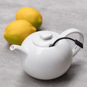 Czajnik do herbaty S&P My Tea z zaparzaczem 650ml biały -50%
