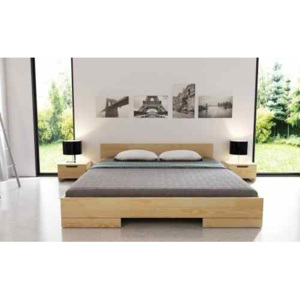 Łóżko drewniane sosnowe SPECTRUM Niskie 90-200x200