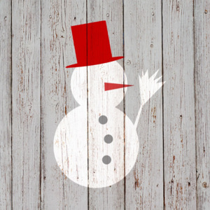 Opakowanie 20 serwetek papierowych ze świątecznym motywem PPD Snowman On Wood