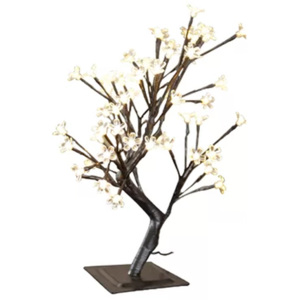 Drzewko szczęścia 48 LED bonsai 50cm lampki dekoracyjne wewnętrzne CIEPŁY BIAŁY