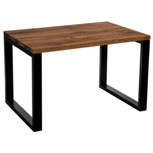 Stół Wooden 120x80 cm D2.Design brązowo-czarny