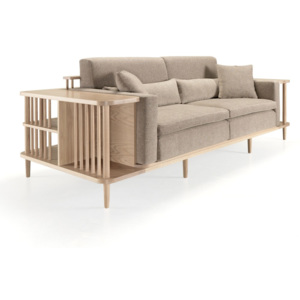 Sofa z konstrukcją z drewna dębowego ze schowkiem Wewood-Portuguese Joinery Scaffold