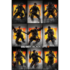 Plakat, Obraz Call Of Duty Black Ops 4 - Characters, (61 x 91,5 cm)