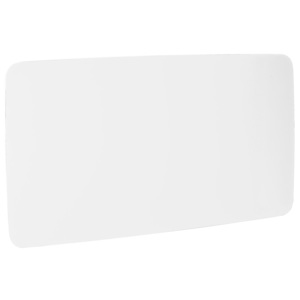 Szklana tablica suchościeralna, zaokrąglone narożniki, 2000x1000 mm, biały