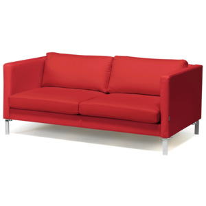 Sofa NEO, 3-osobowa, skóra naturalna, czerwony