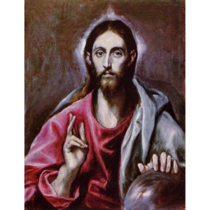 Reprodukcja Der Erloser der Welt, El Greco
