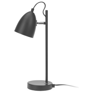 Metalowa lampka stołowa na biurko 37cm - kolor czarny