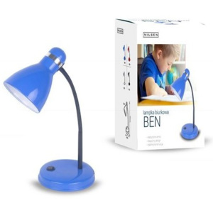 Lampka biurkowa E27 BEN Nilsen niebieska FN019 -