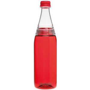 Butelka na wodę 0,7 l Aladdin Fresco Twist&Go czerwona podwójnie odkręcana