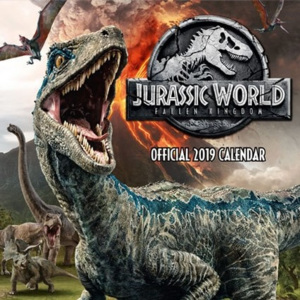 Jurassic World Upad e kr lestwo Kalendarz 2019