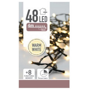 Lampki świetlne Twinkle ciepła biała, 48 LED
