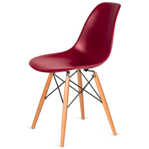 Krzesło 46x54x81cm King Home DSW Wood bordowe