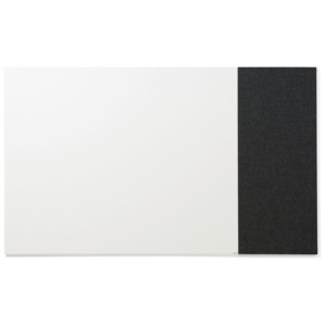 Tablica biała bez ram 1490x1190mm + tablica 500x1190mm ciemnoszara