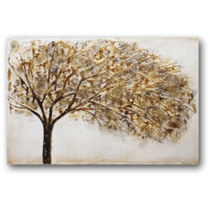 Obraz Złote drzewo 100x150cm Artehome