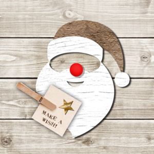 Opakowanie 20 serwetek papierowych ze świątecznym motywem PPD Santa Red Nose