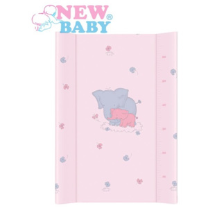 Przewijak New Baby Słonik 80x50 cm różowy - zniżka dla rejestrowanych