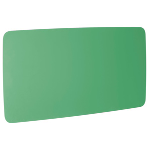 Szklana tablica z zaokrąglonymi narożnikami, 2000x1000 mm, zielony