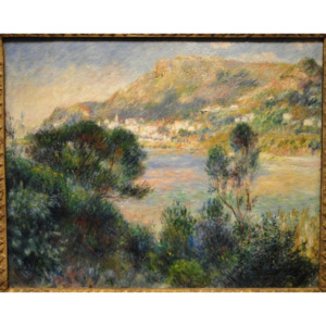 Reprodukcja View From Cap Martin of Monte Carlo, Renoir Auguste