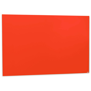 Szklana tablica suchościeralna, 1000x1500 mm, czerwony