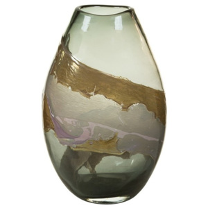 Wazon kryształowy wykonany ręcznie SantiagoPons Crystal, wys. 35 cm
