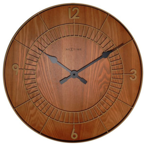 Zegar ścienny 50 cm NeXtime Wood Round