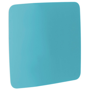 Szklana tablica z zaokrąglonymi narożnikami, 1000x1000 mm, jasny niebieski