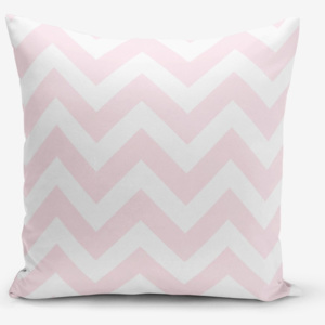 Różowa poszewka na poduszkę Minimalist Cushion Covers Stripes, 45x45 cm