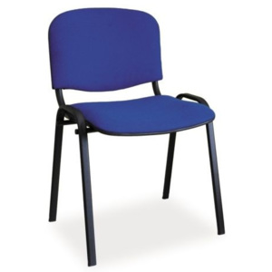 Krzesło do biura Mason I, niebieskie, tkanina, metal
