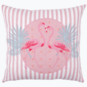 Poszewka na poduszkę Flaming różowy, 40 x 40 cm