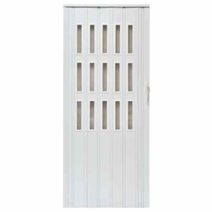 Drzwi harmonijkowe 008S 014 Biały Mat 90 cm
